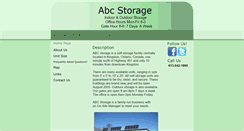 Desktop Screenshot of abcstoragekingston.com